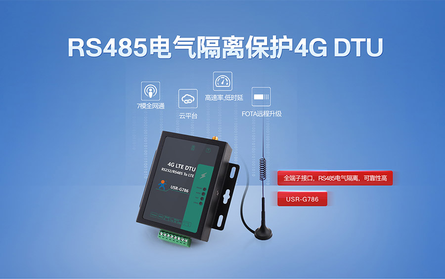 ȫͨ4G LTE DTUն|RS485뱣4G DTU