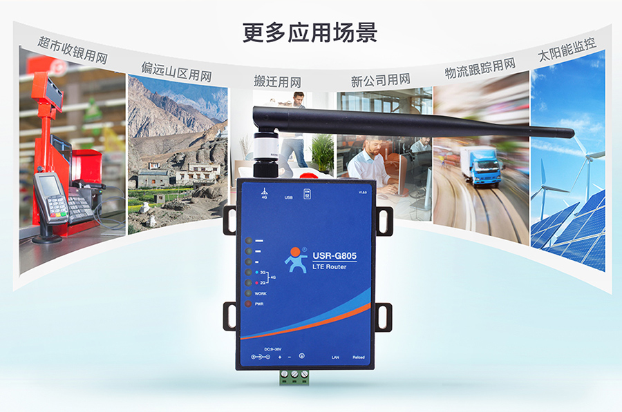 工业路由器图片G805：更多应用场景